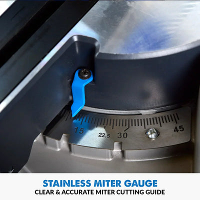 Evolution S355MCS: Mitering Chop Saw With 14 in. Mild Steel Blade | Heavy Duty | Metal Cutting