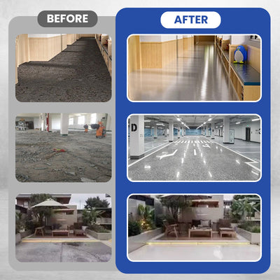 🔥High-Gloss Marble Finish Epoxy Floor Coating