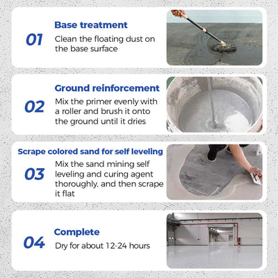 🔥High-Gloss Marble Finish Epoxy Floor Coating